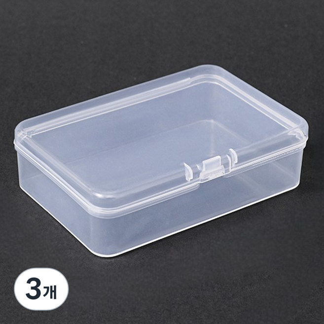 벤프 미니 소품 정리함 투명, 3개