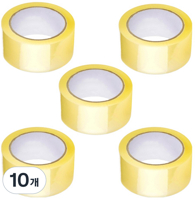 KDT OPP封箱膠帶 透明 48mm x 50m 60mic, 10個