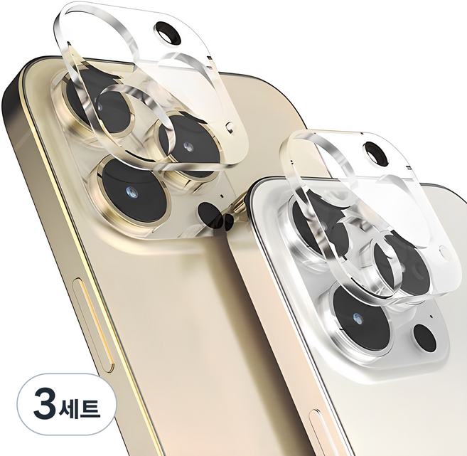 신지모루 쉴드 카메라렌즈 강화유리 액정보호필름 2p 세트, 3세트