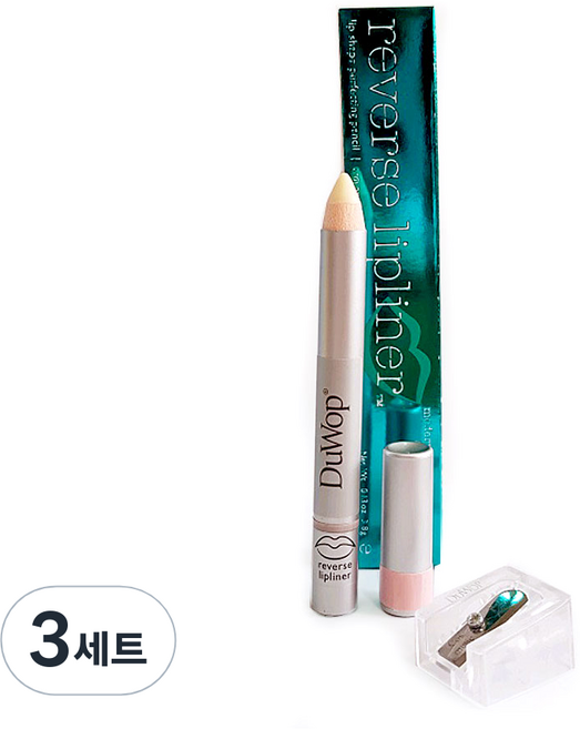듀왑 리벌스 립 라이너 3.8g + 샤프너, 3세트