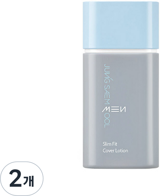 정샘물 맨 슬림핏 커버 로션 40ml, 2개, 2 베이지