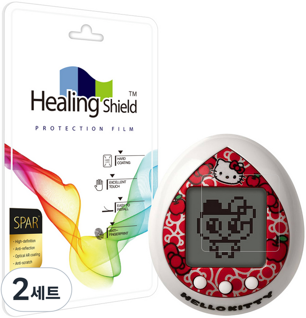 힐링쉴드 다마고치 나노 슈페리어 AR 고화질 액정보호필름 2p 세트, 2세트