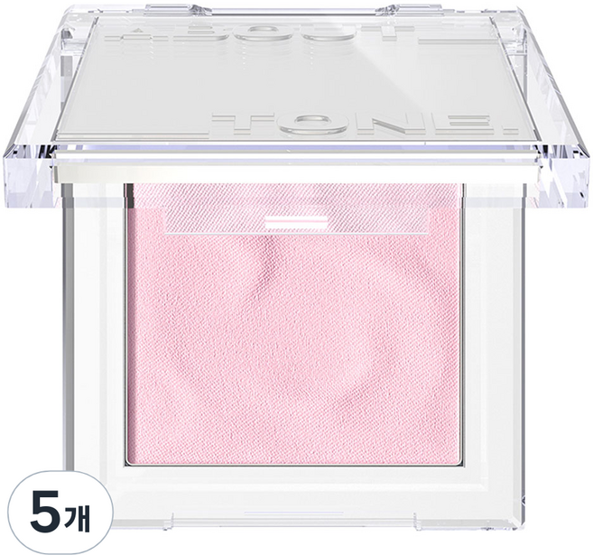 어바웃톤 플러피 웨어 블러셔 4.3g, 07 마시멜로우 핑크, 5개