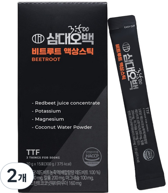 삼대오백 비트루트 액상스틱 15p, 300g, 2개