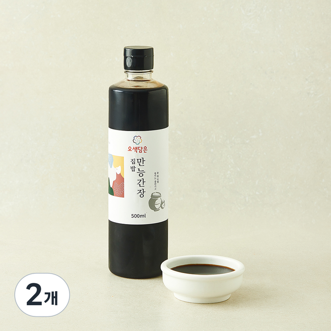 오색담은 만능 간장, 2개, 500ml