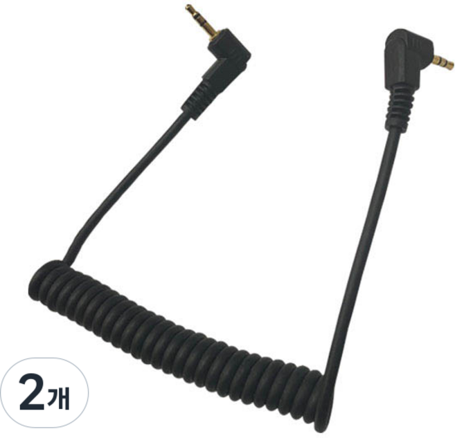 주닉스 캐논 RS-60E3 전용 유선 릴리즈 호환케이블, 2개