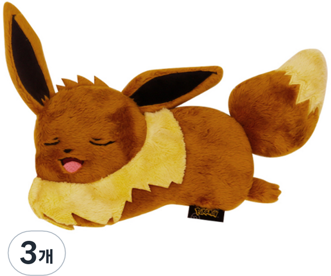 PoKeMoN 寶可夢 扁平化妝包, 伊布, 3個