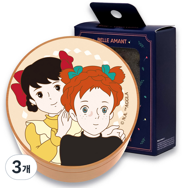 BELLEAMANT 紅髮安妮 車用芳香劑 安妮與黛安娜, 3個, 普拉維特, Anne&Diana