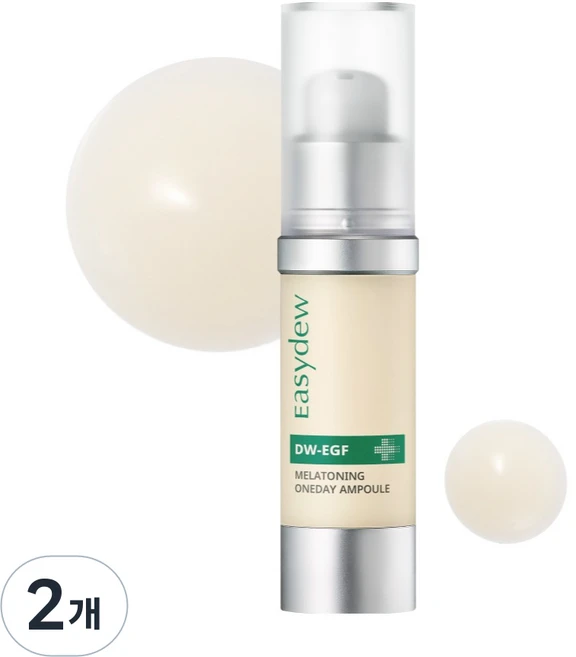 이지듀 디더블유 이지에프 멜라토닝 원데이 앰플, 10ml, 2개 - 쿠팡