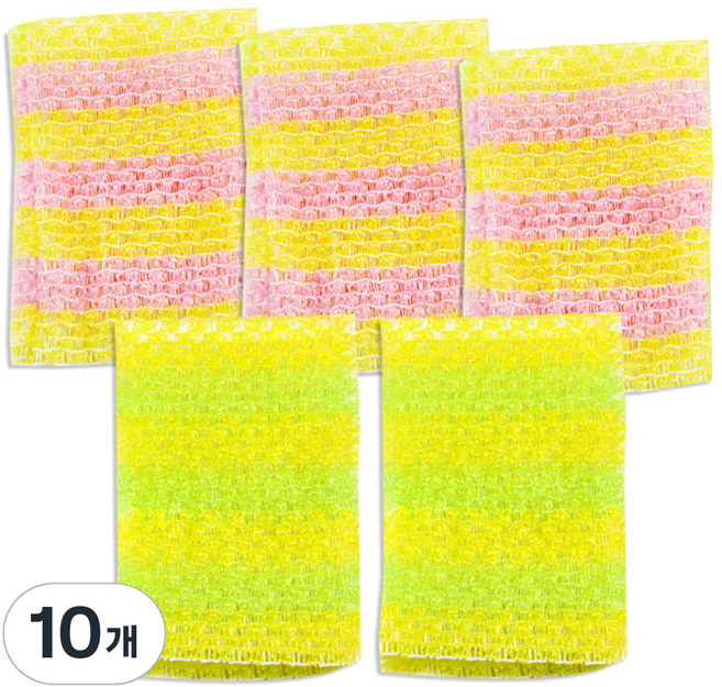 선우랜드 버블버블 수세미 랜덤 발송, 10개