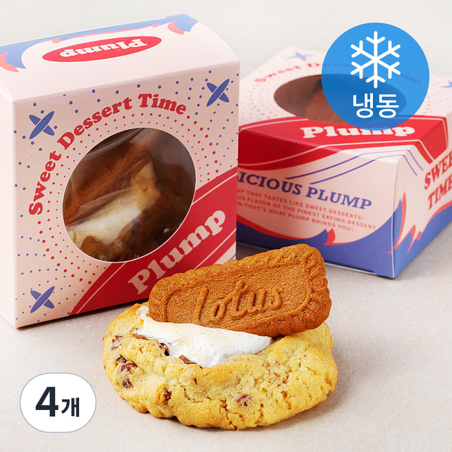 플럼프 로투스 쿠키 (냉동), 95g, 2개입, 2개