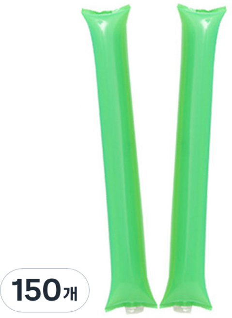 Party09 應援棒氣球 2入, 150個, 綠色