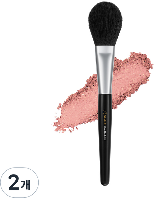 스튜디오17 블러셔 브러쉬 833, 2개, 혼합색상