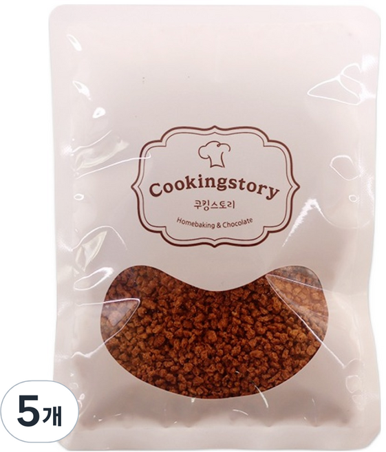 쿠킹스토리 크런키 쿠키, 100g, 5개