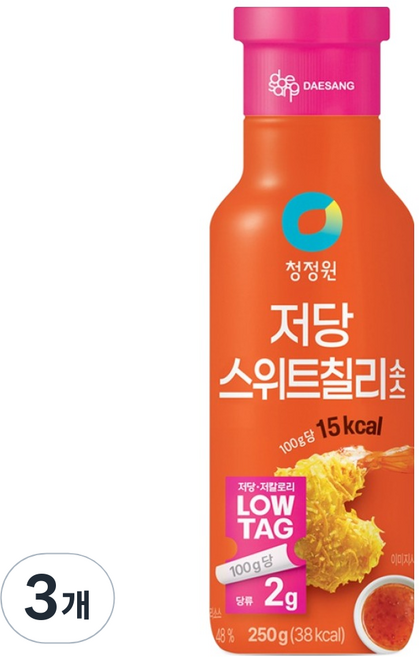청정원 저당 스위트 칠리소스, 250g, 3개