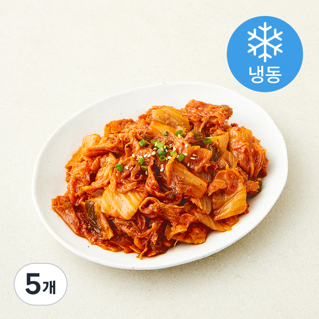 반찬단지 볶음김치 (냉동), 1kg, 5개