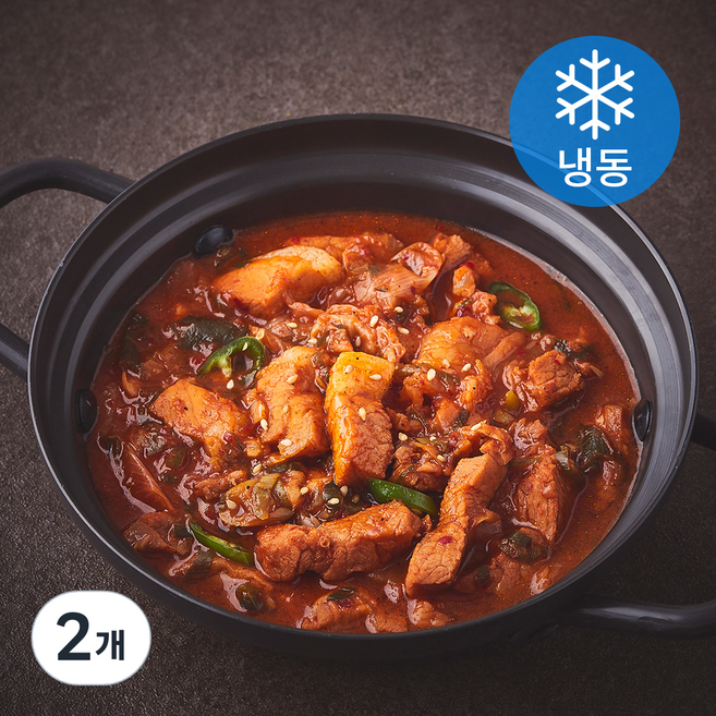 집콕집국 돼지 짜글이 (냉동), 500g, 2개