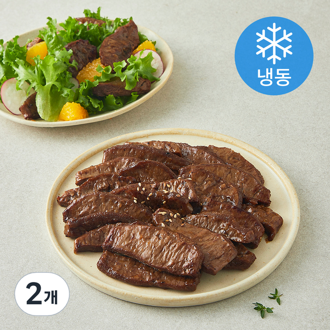 PLANT BASED 숯불직화 진갈비살 (냉동), 1kg, 2개