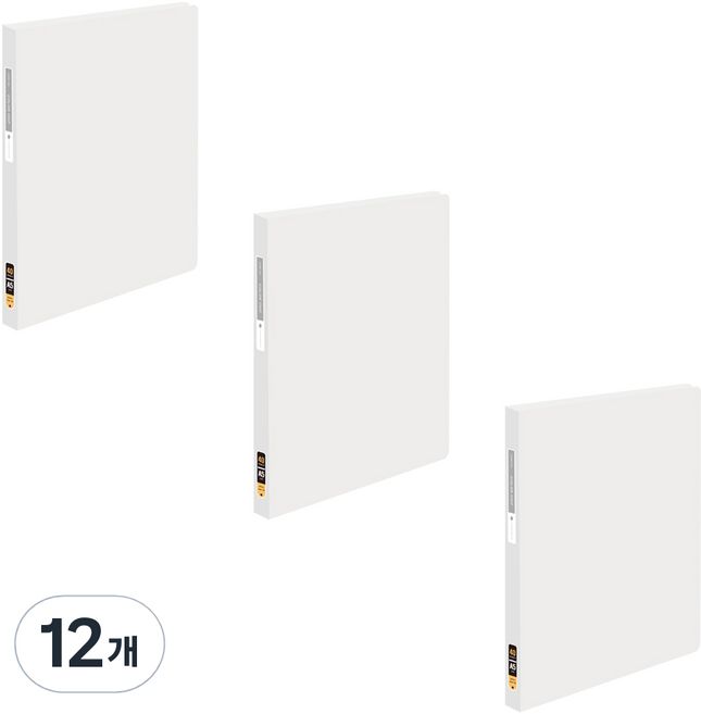 에코청운 칼라칩 클리어화일 A5 40매, 투명, 12개