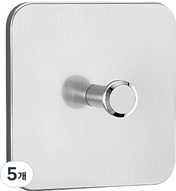 월드크린 스텐 후크 액자걸이, 5개