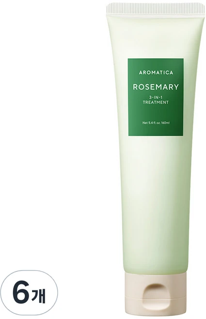 아로마티카 로즈마리 3 in 1 트리트먼트, 160ml, 6개 - 쿠팡