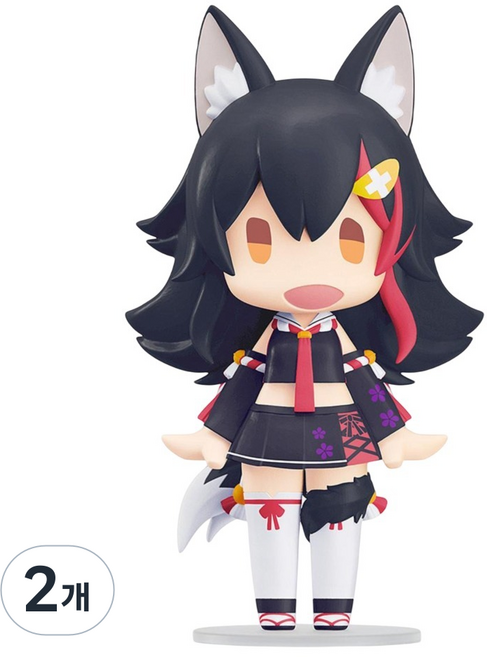 헬로 굿스마일 오오카미 미오 홀로라이브 피규어, 2개