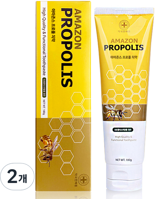 아마존스 프로폴 치약, 180g, 2개