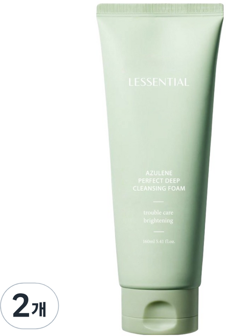 레센셜 아줄렌 퍼펙트 딥 여드름 클렌징폼, 2개, 160ml