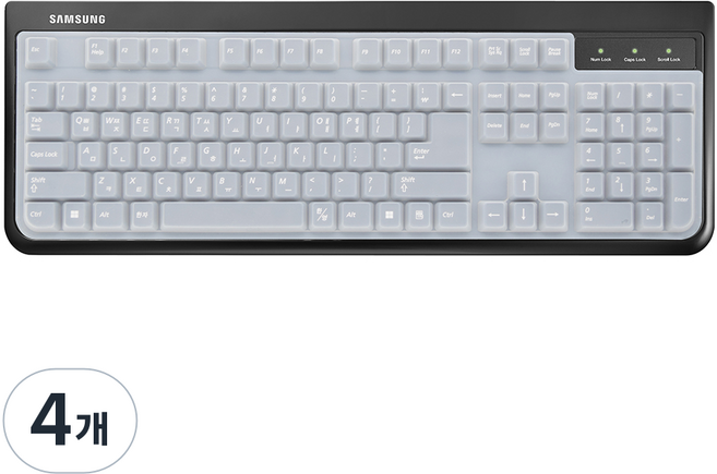 三星電子 鍵盤膜 SKG-3000UB, 單一顏色, 4個