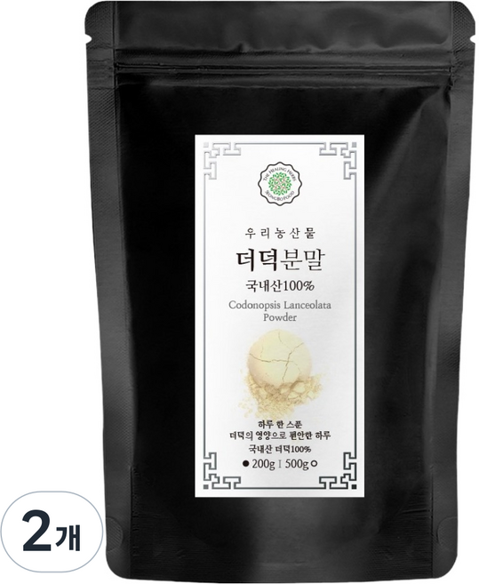 성보식품 국내산 더덕분말, 200g, 2개