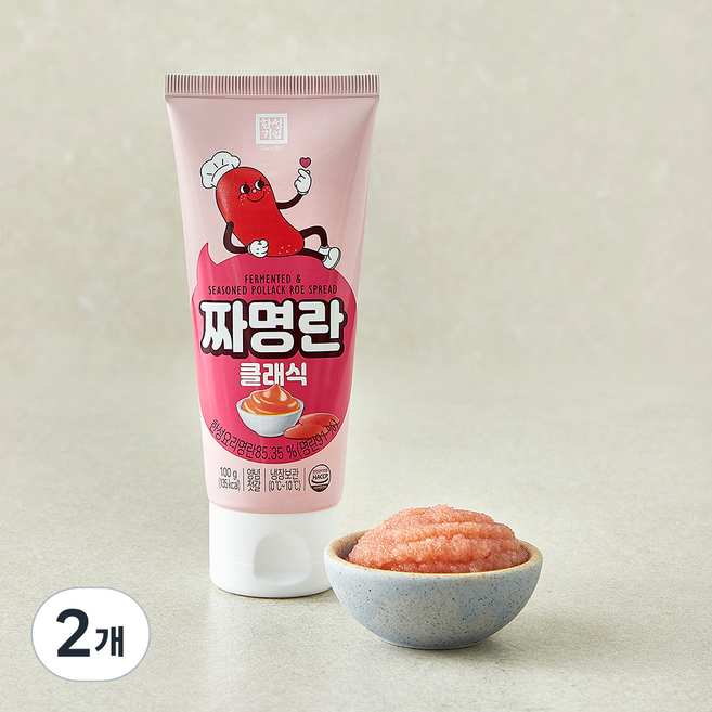 한성기업 짜명란 클래식, 100g, 2개
