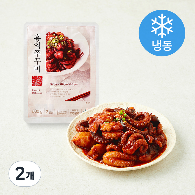 홍익상회 홍익 쭈꾸미 (냉동), 2개, 500g