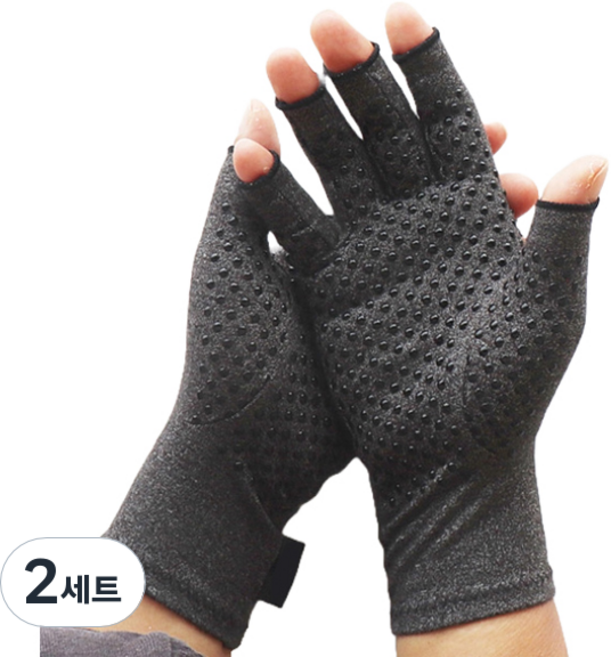 그루브스타 오픈핑거 압박장갑, 2개