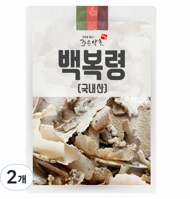 조은약초 프리미엄 백복령, 200g, 2개