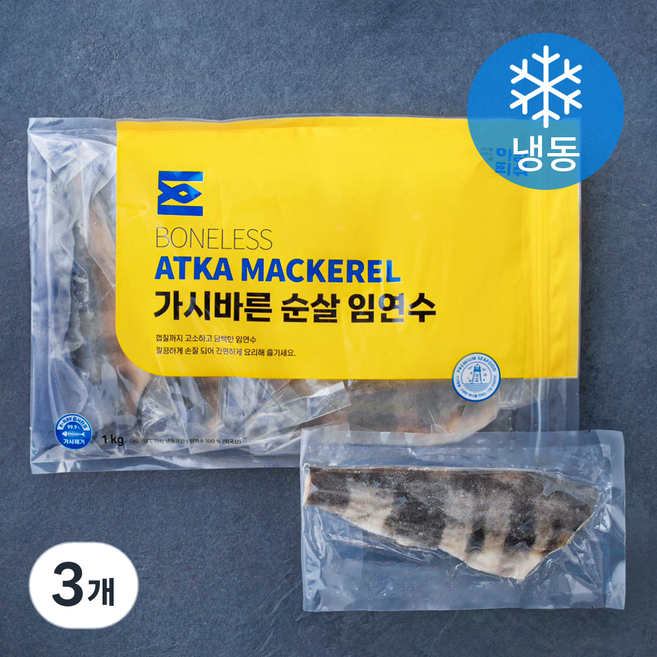 아임피쉬 가시바른 순살 임연수 (냉동), 3개, 1kg