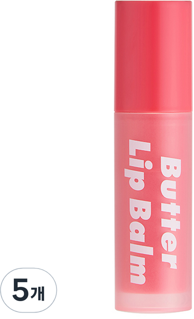 언파 부비부비 버터 립밤, 5개, 무색/무향, 3.8g