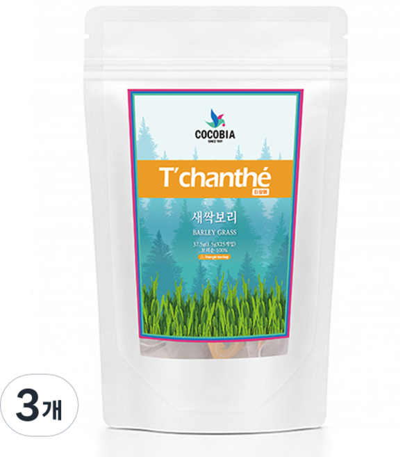 티샹떼 새싹보리 삼각망, 1.5g, 25개입, 3개