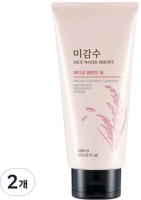 더페이스샵 미감수 브라이트 클렌징폼, 2개, 300ml