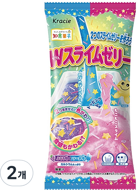 크라시에 더블 슬라임 젤리 만들기, 21g, 2개