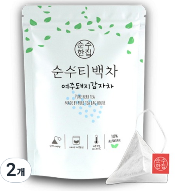 순수한집 여주 돼지감자차 티백, 1g, 10개입, 2개