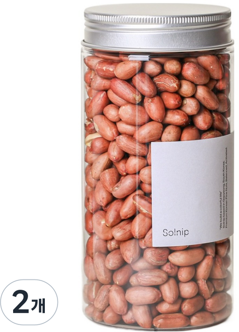 Solnip 韓國產炒花生仁, 400g, 2個