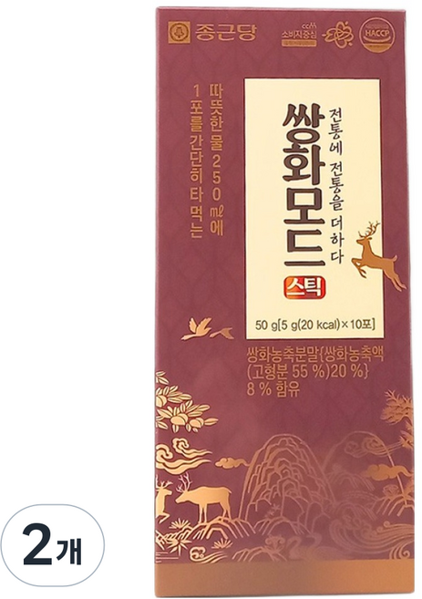 Chong Kun Dang 鍾根堂 Pharm 雙和Mode隨身包, 2個, 10入, 5g