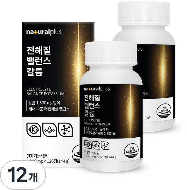 naturalplus 電解質錠, 120顆, 12罐