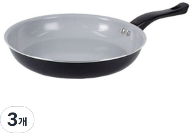 오스벨 세라믹 후라이팬, 28cm, 3개