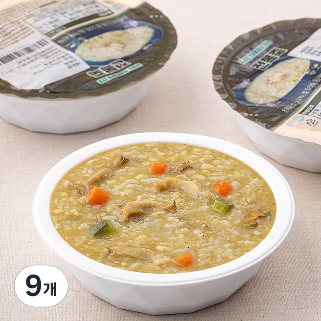 섬죽 전복죽 (냉장), 300g, 9개