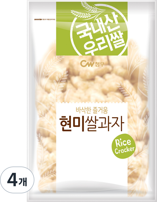 CW 糙米米菓, 160g, 4包