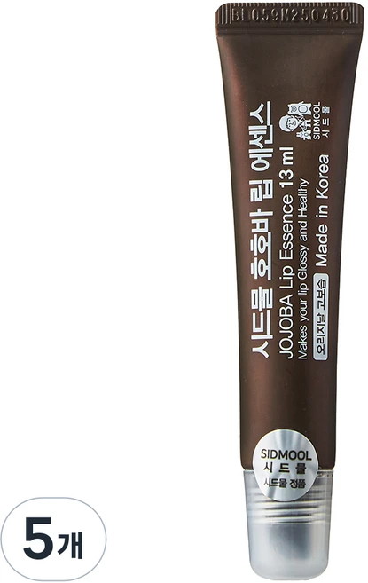 시드물 호호바 립에센스 오리지날 고보습 립밤, 무향, 13ml, 5개 - 쿠팡