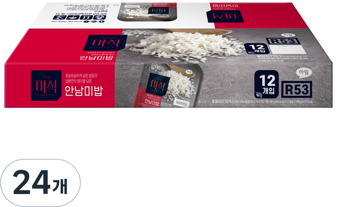 The미식 안남미밥, 24개, 180g
