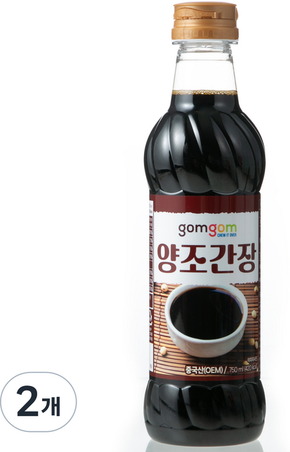 곰곰 양조간장, 2개, 750ml