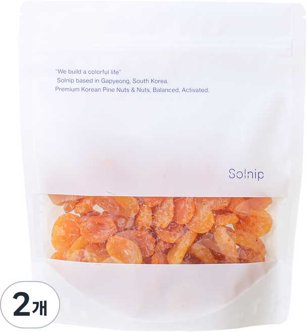 Solnip 香甜可口的杏乾, 180g, 2個